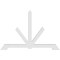 Ekena Millwork Vanguard Architectural Grade PVC Gable Bracket, 108"W x 72"H x 4"D x 6"F, 16/12 Pitch GBP108X72X0406VAN00 - alternate 3
